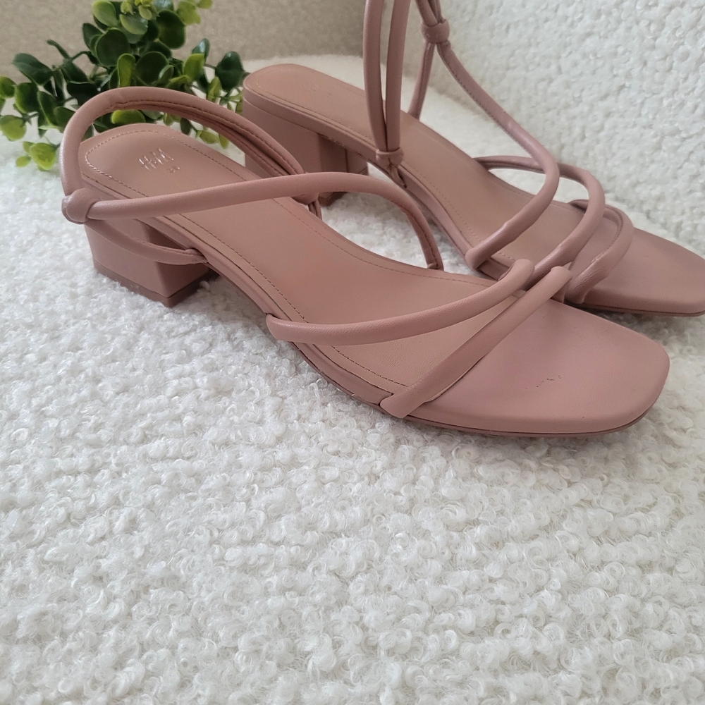 H&M Blush Strappy Heels